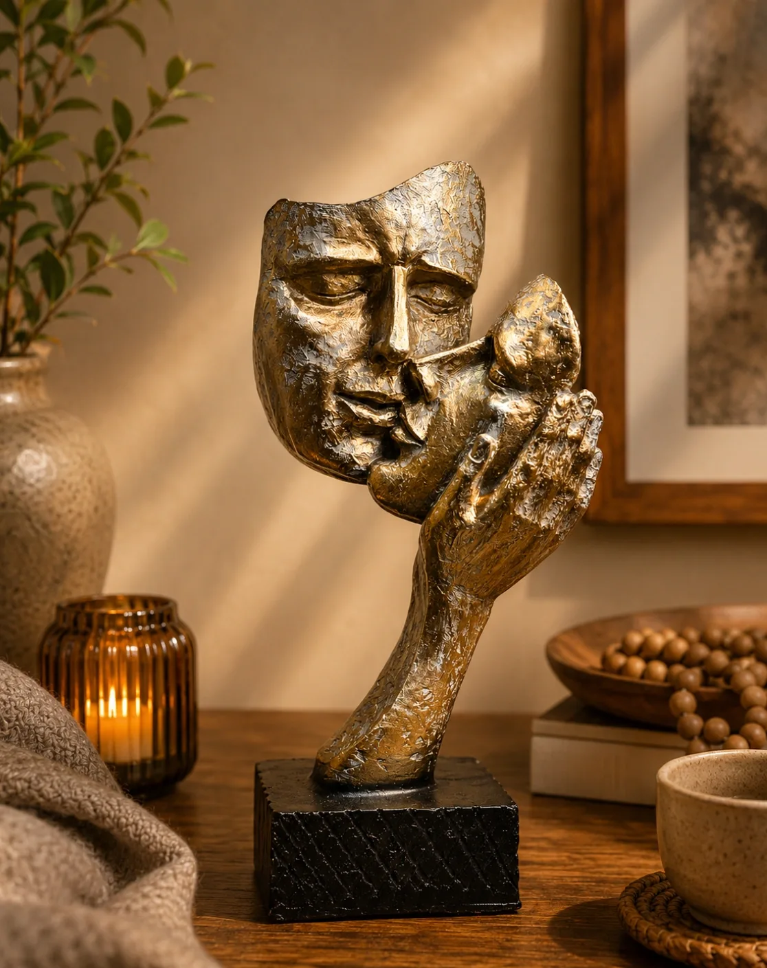 Golden Eternal Union Statue