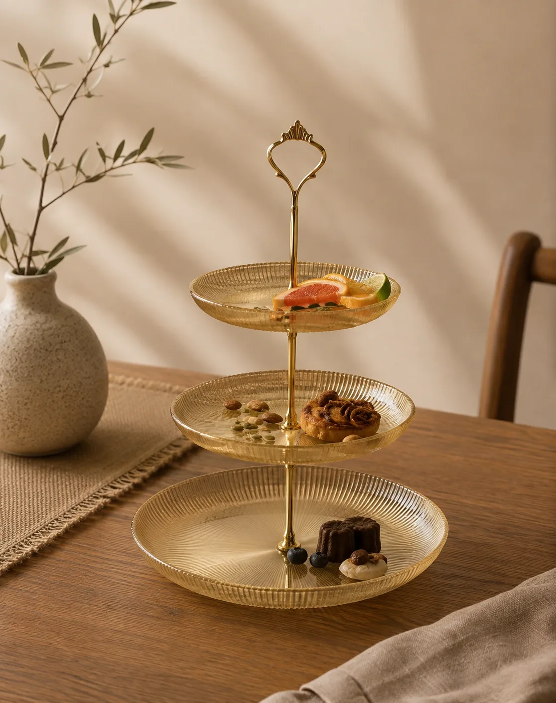 Amber Tiered Cake Stand