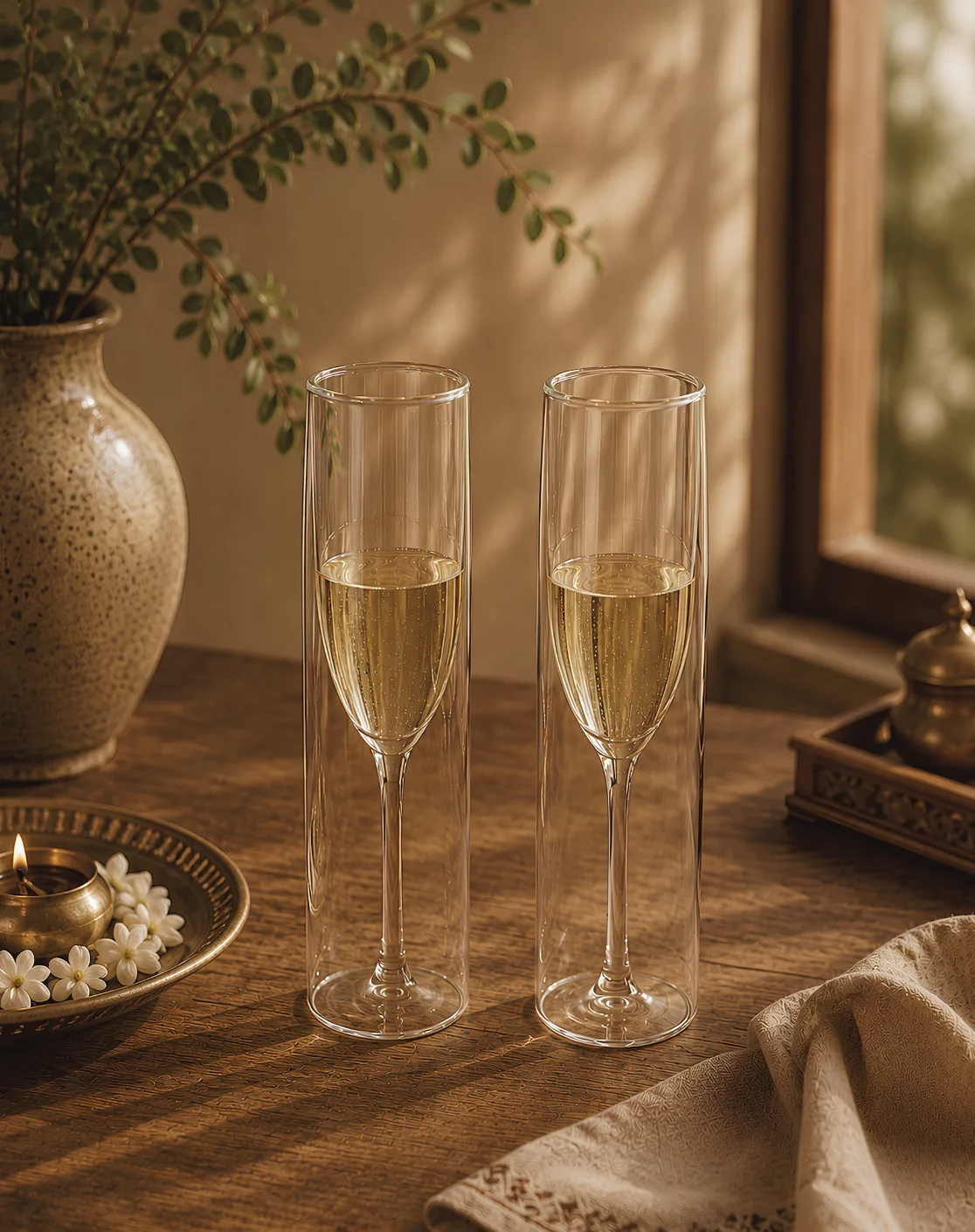 Hikari Duo Champagne Glass