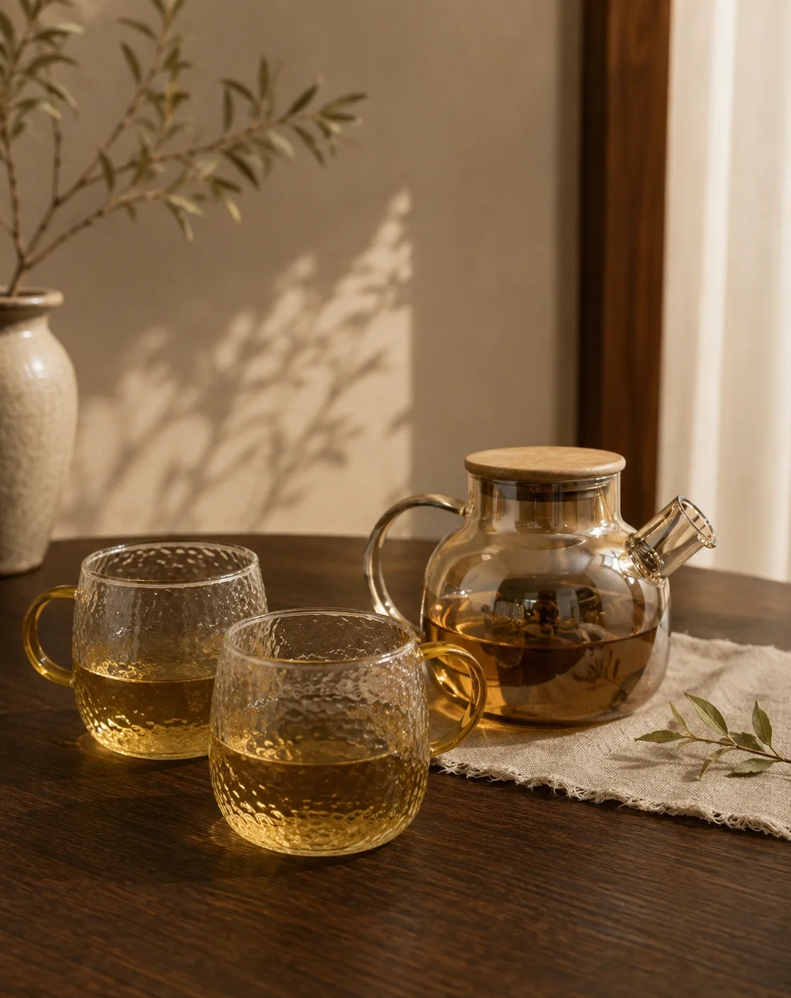 Amber Tea Set