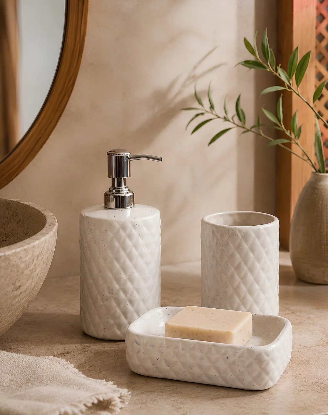 Lattice Edit Bathroom Set