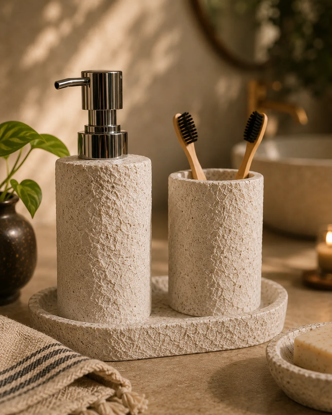 Perfectly Imperfect Bath set