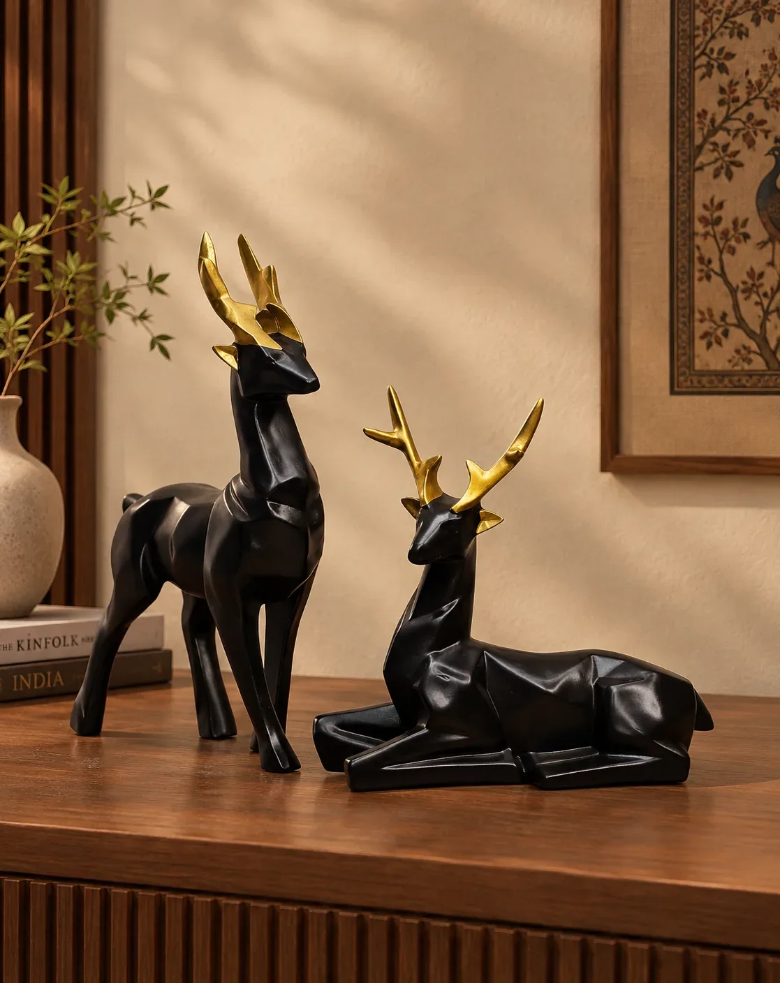 Geometric Deer – Strength and Serenity