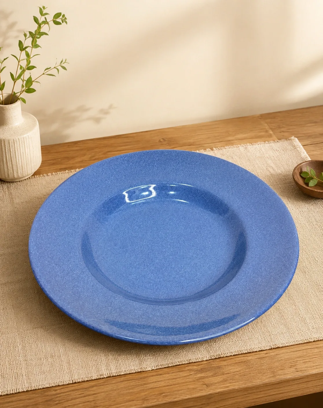 Indigo Earth Pasta Plate