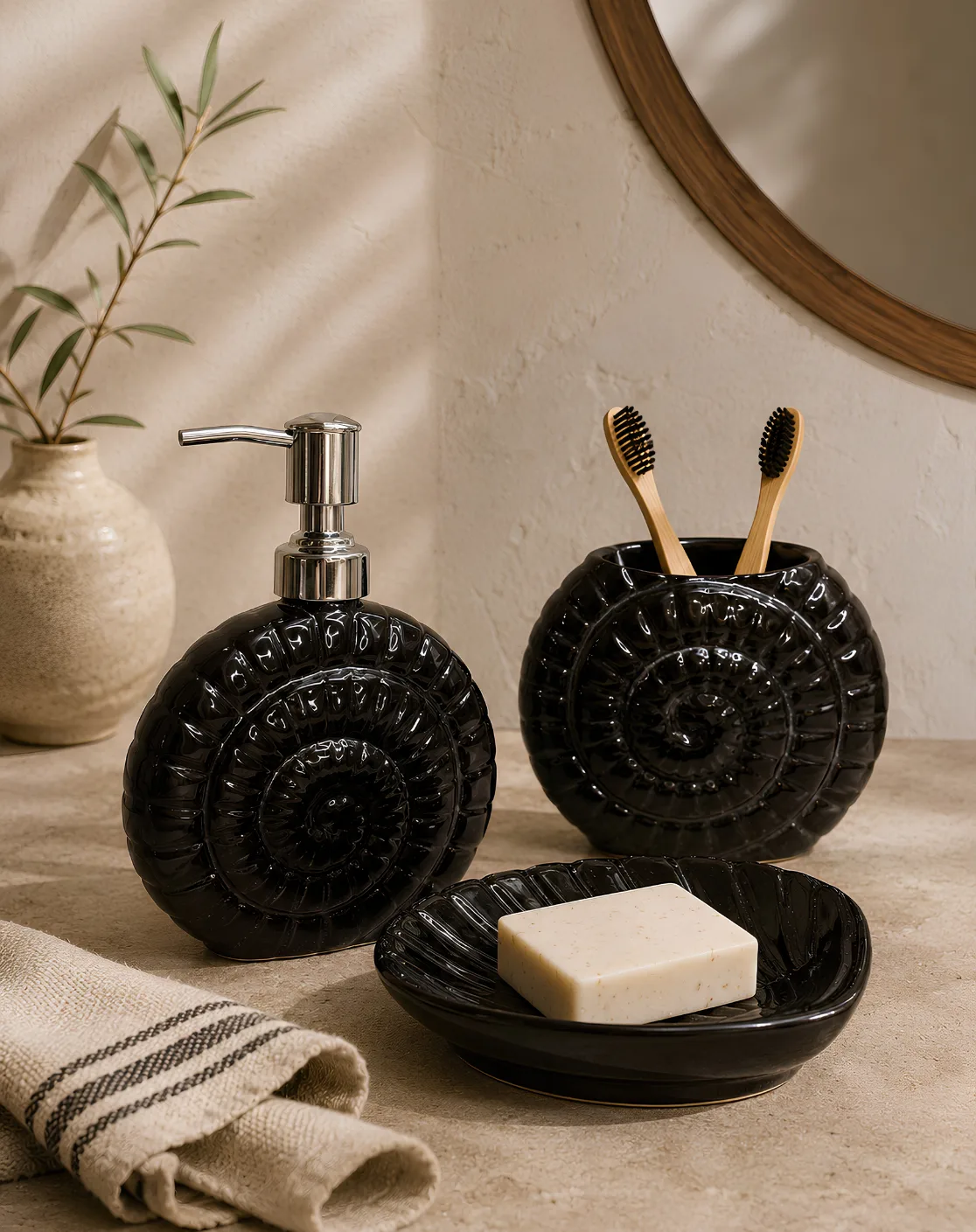 Abyss Sprial Bathroom Set