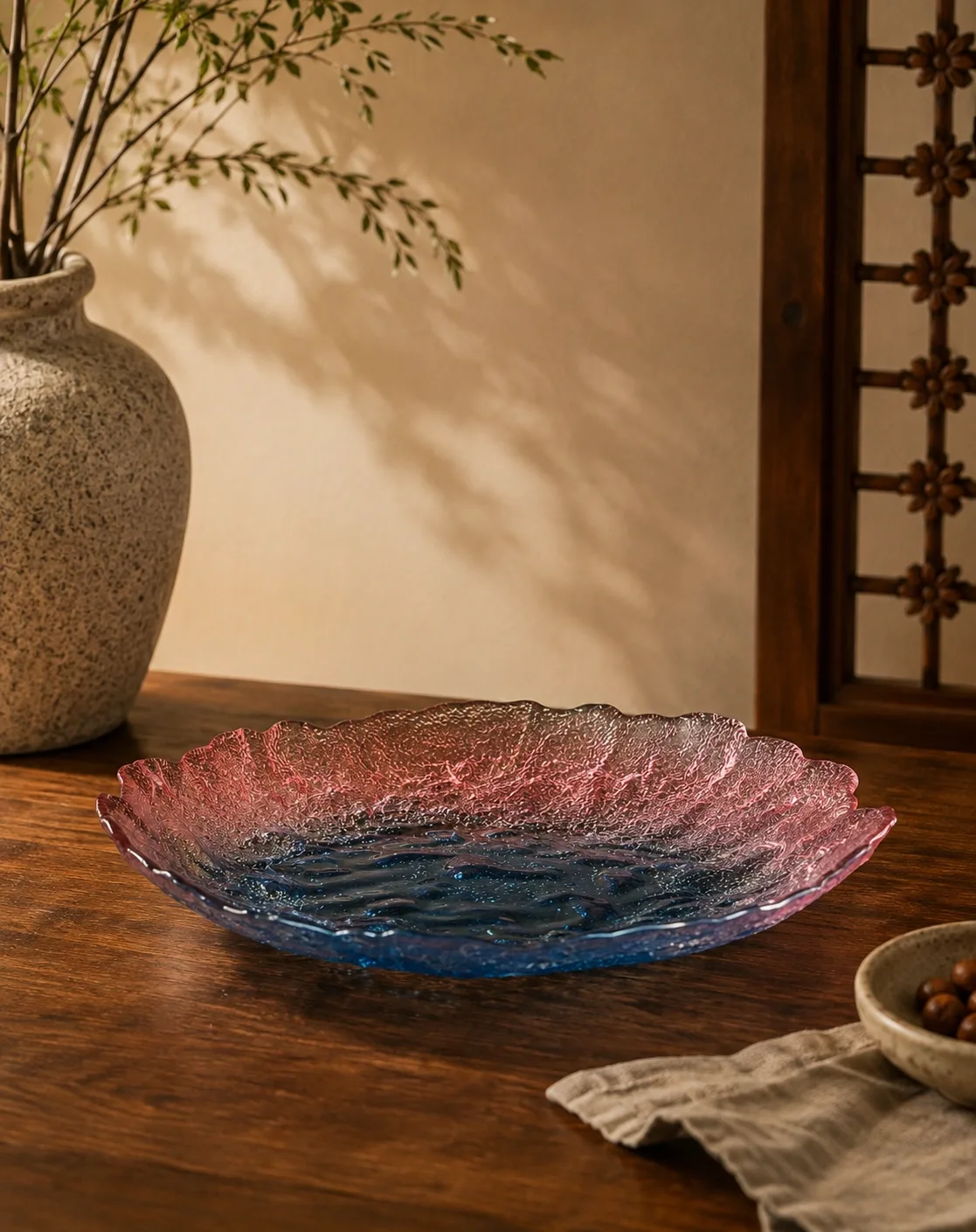 The Aurora Ripple Platter