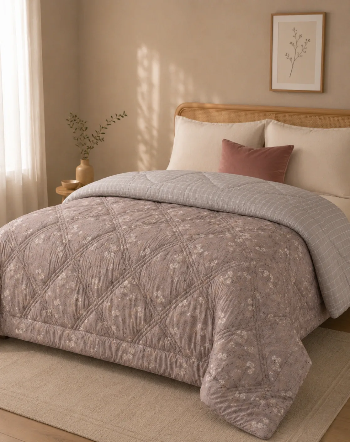 Grid & Grandeur Comforter