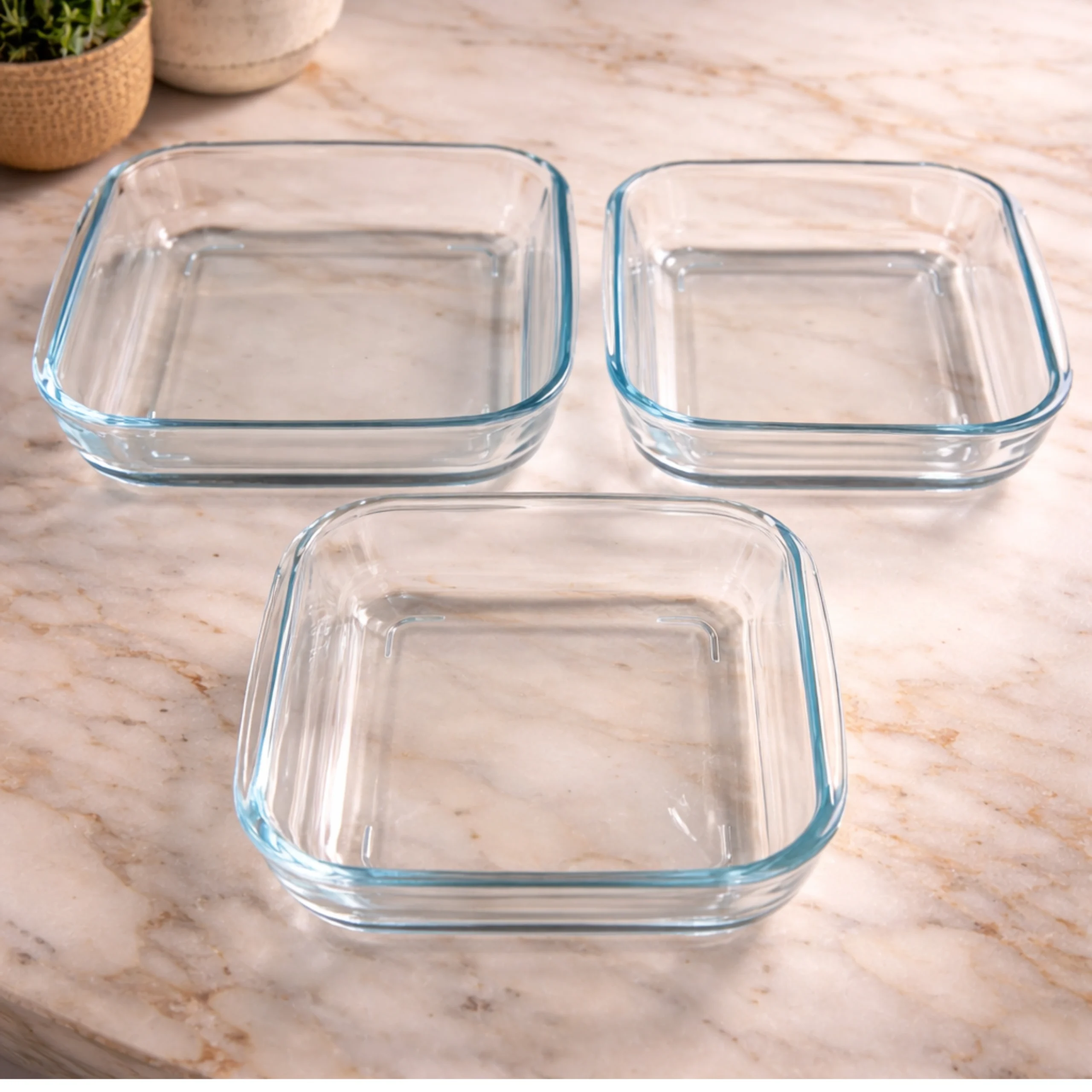 Glass Baking Dish By Krivis Nook | Set of 3