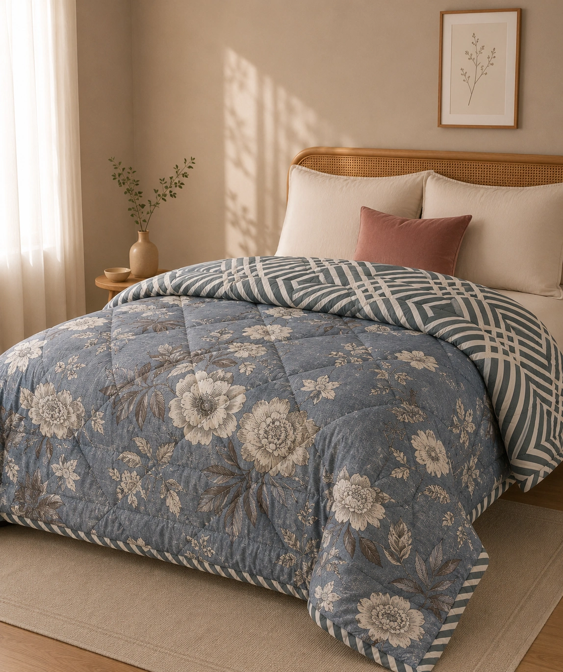 Caspian Reversible Comforter By Krivis Nook